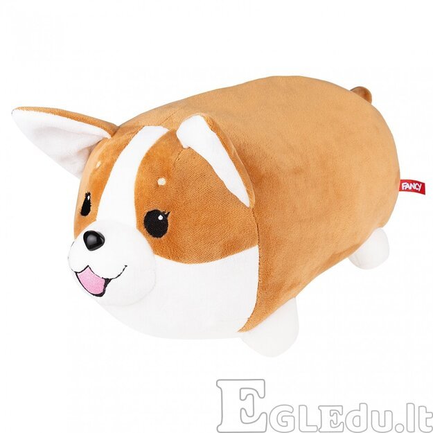 Fancy minkštas žaislas pagalvė šuo korgis Cinamonas 41 cm