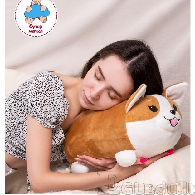 Fancy minkštas žaislas pagalvė šuo korgis Cinamonas 41 cm 1