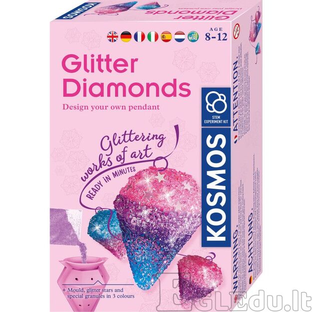 Lavinamasis rinkinys GLITTER DIAMONDS 8-12