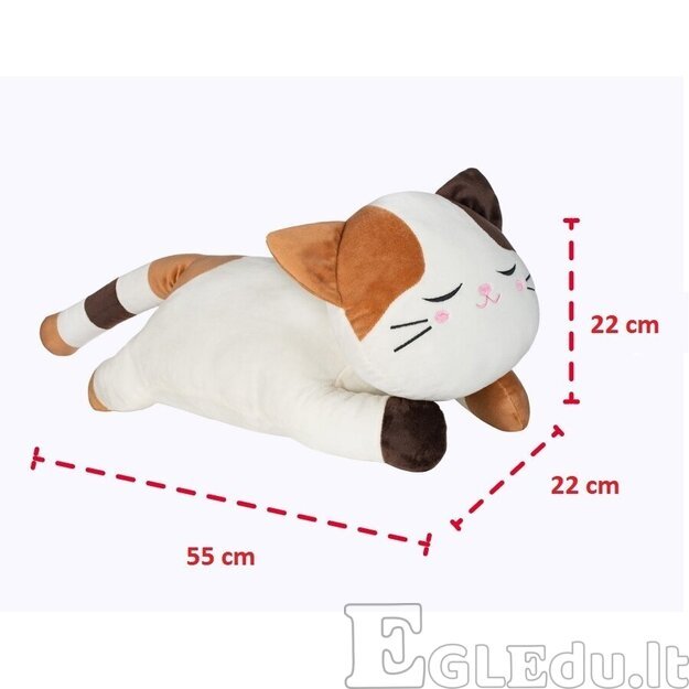 Fancy minkštas žaislas pagalvė katinas Keksas 50 cm 1