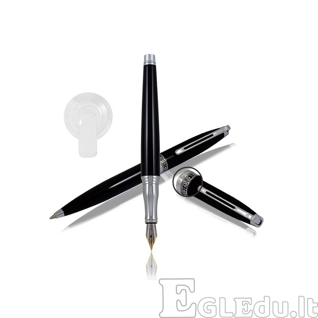 Rinkinys parkeris+rašiklis dėžutėje “George” chromuotas RE14PD REGAL