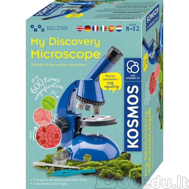 Lavinamasis rinkinys MY DISCOVERY MICROSKOPE 8-12