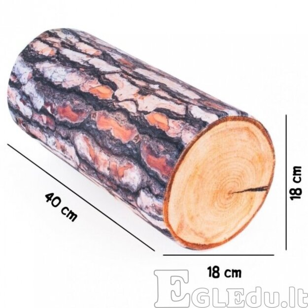 Fancy minkštas žaislas pušies rąstas 38 cm 1