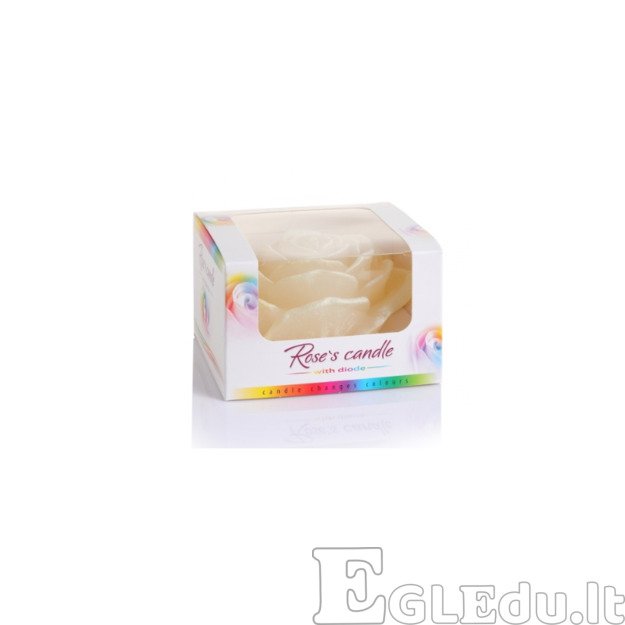 ROŽĖ ŽVAKĖ SU DIODU 125x75 mm - SMĖLINĖ