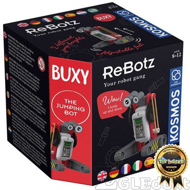 Lavinamasis rinkinys BUXY THE JUMPING BOT 8-12