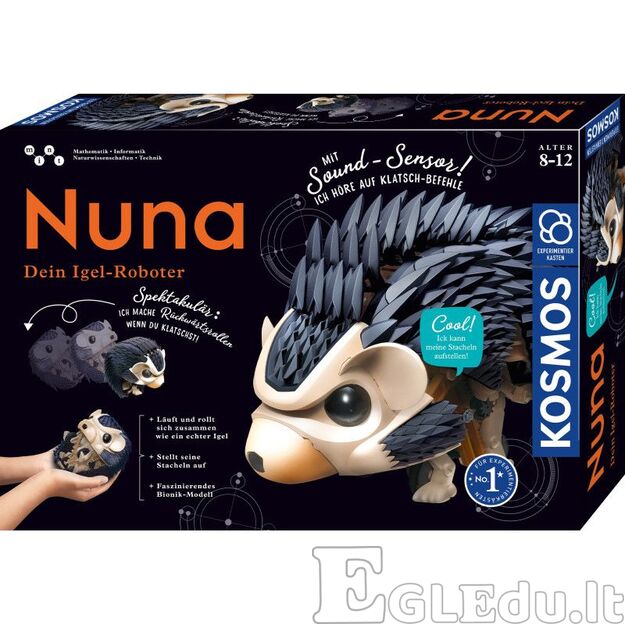 Lavinamasis rinkinys NUNA Dein Igel -Roboter