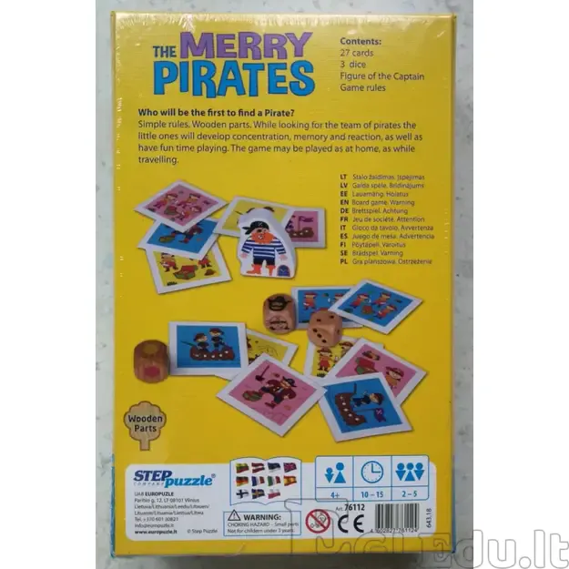 Stalo žaidimas "Linksmieji piratai" / Board game The Merry Pirates 1