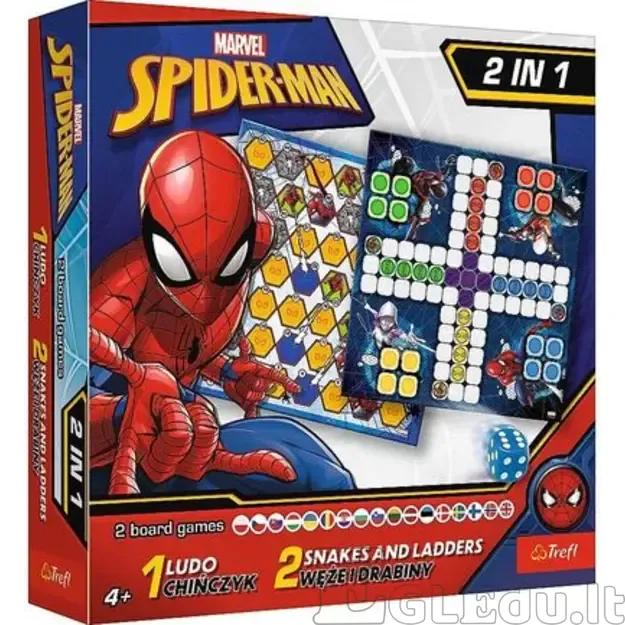 TREFL SPIDER-MAN Stalo žaidimas 2 in 1 „Žmogus-voras“