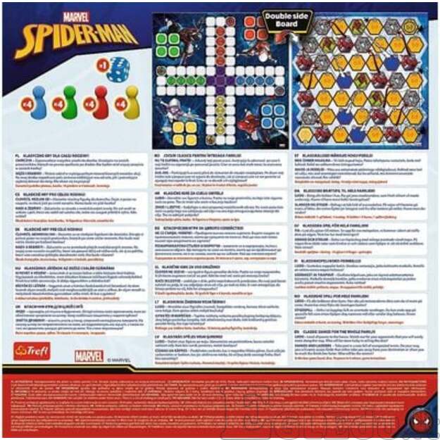 TREFL SPIDER-MAN Stalo žaidimas 2 in 1 „Žmogus-voras“ 2