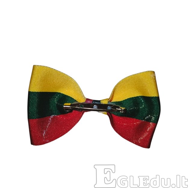 Sagė į atlapą, peteliškė. Trispalvė. Lietuva 1