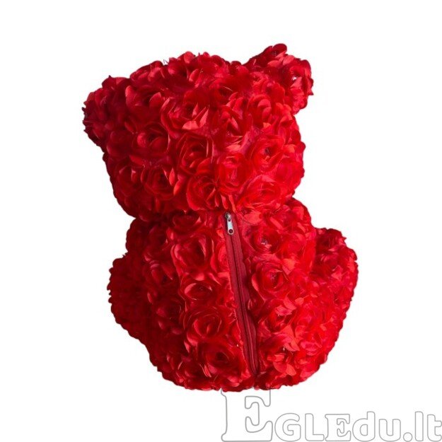 Meškiukas iš rožių, 40cm 1