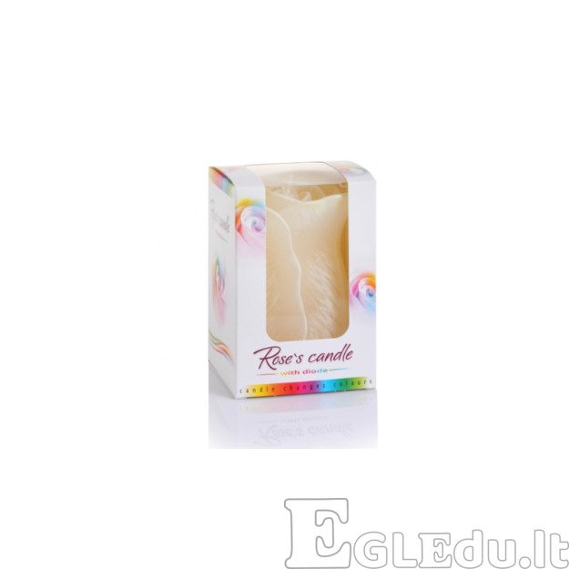 ROŽĖ ŽVAKĖ SU DIODU 75x125 mm - SMĖLINĖ