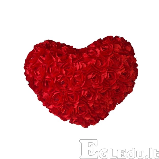 Minkštas žaislas, širdis. 30cm