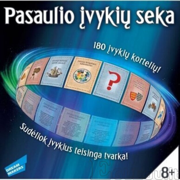 Stalo žaidimas - viktorina "Pasaulio įvykių seka"